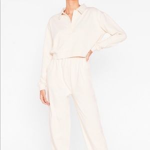 Nasty Gal sweater and jogger set